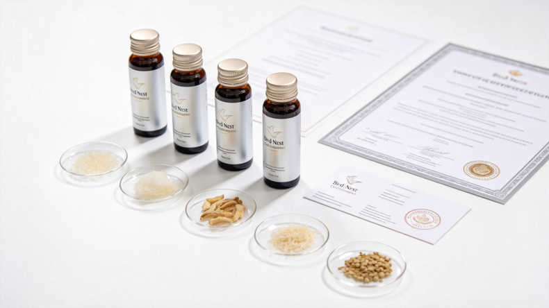 Latest company Cases about How to Choose a Premium Bird Nest Collagen Drink Manufacturer: Certifications, Testing, and Red Flags