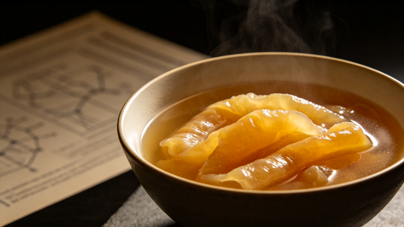 Latest company Cases about The Science Behind Fish Maw Collagen Soup: Bioactive Peptides, Clinical Research, and Nutritional Outcomes