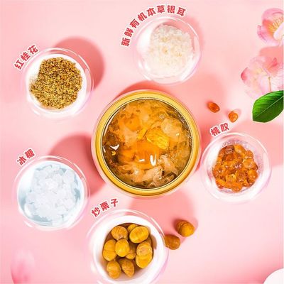 Buy Instant Osmanthus Chestnut Stewed Peach Gum White Fungus Dessert Soup 168g online manufacture