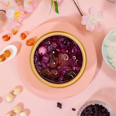 Buy Purple Sweet Potato Peach Gum Tremella Soup Light Dessert 168g 228g online manufacture