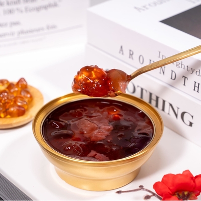 Buy Rose Peach Gum Dessert for Skin Hydration Anti-Aging and Collagen Support Herbal Beauty and Women's Wellness online manufacture