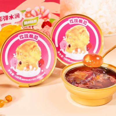 Good price Bowled Rose Resep Peach Gum Collagen Dessert White Fungus 168g online