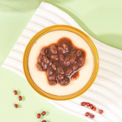 Good price Low Fat Milk Instant Egg Custard Pudding Desserts With Red Bean 168g online