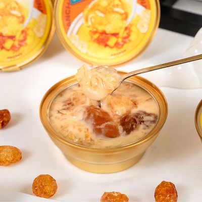 Good price Peach Gum Mango Pomelo Dessert Drink 168g Plant Based Herbal Jelly Supports Skin Hydration Nourishing Ready to Eat Low Sugar Functional Beauty Food online