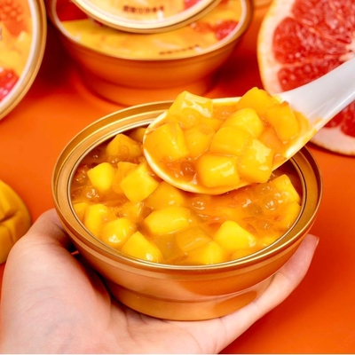 Good price Mango Pomelo Sago Dessert Ready-to-Eat Asian Sweets Tropical Fruit Dessert  Hong Kong Dessert  Coconut Milk Sago online