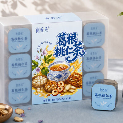 Good price FDA HALAL Circulation Support Tea  Kudzu & Peach Kernel Instant Herbal Blend online
